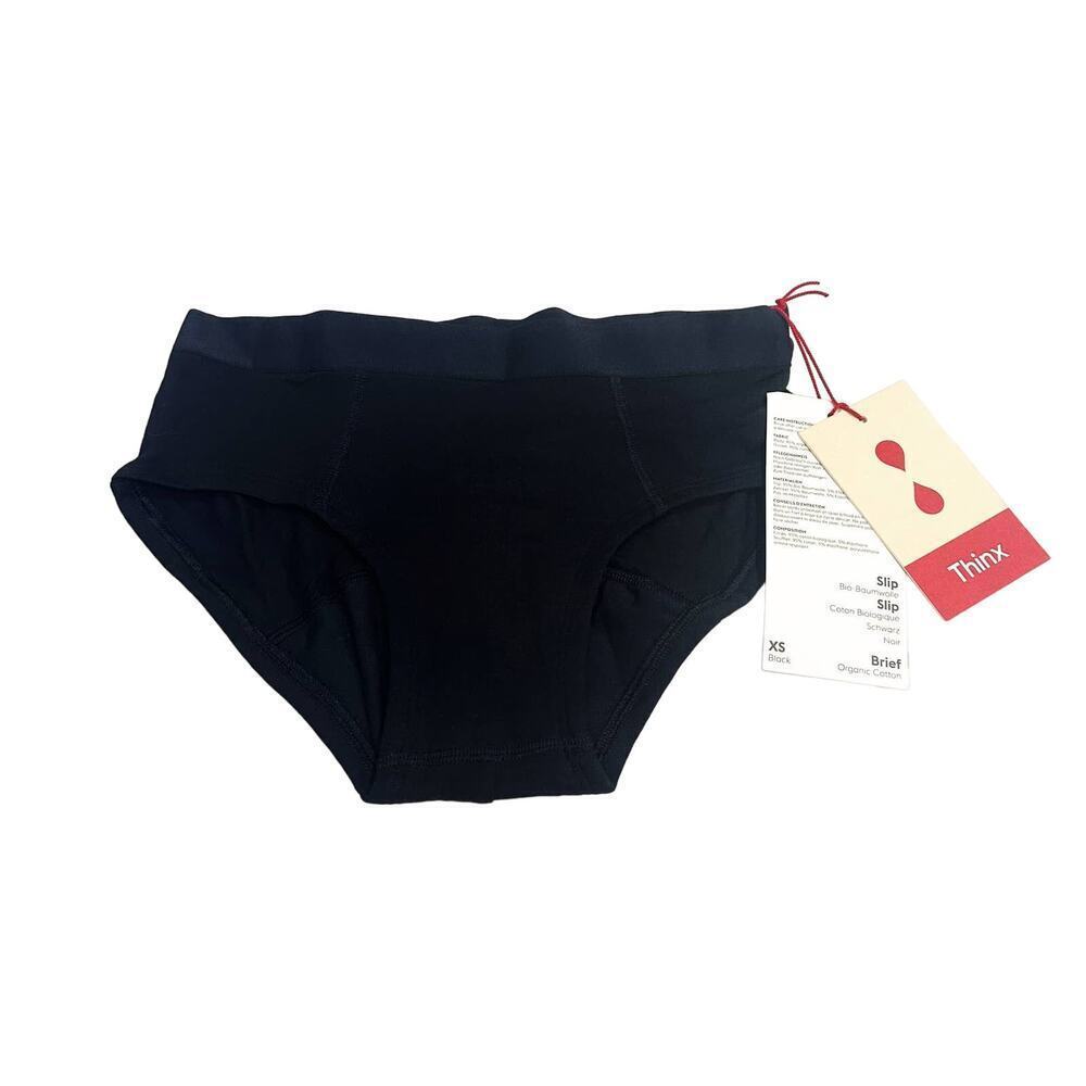NEW Thinx Organic Cotton Brief sz XS Period Panties